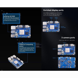 Orange Pi 5 MAX (Embedded 6 TOPS NPU) - 8GB RAM